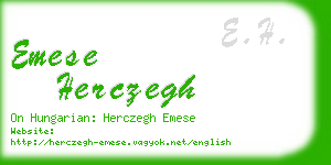 emese herczegh business card